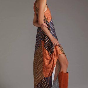 Anthropologie Farm Rio Floral Halter Maxi Dress Size M (NW/OT)